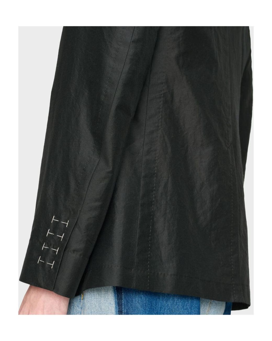 Maison Margiela Black Single Vent Two-Button Blazer for men