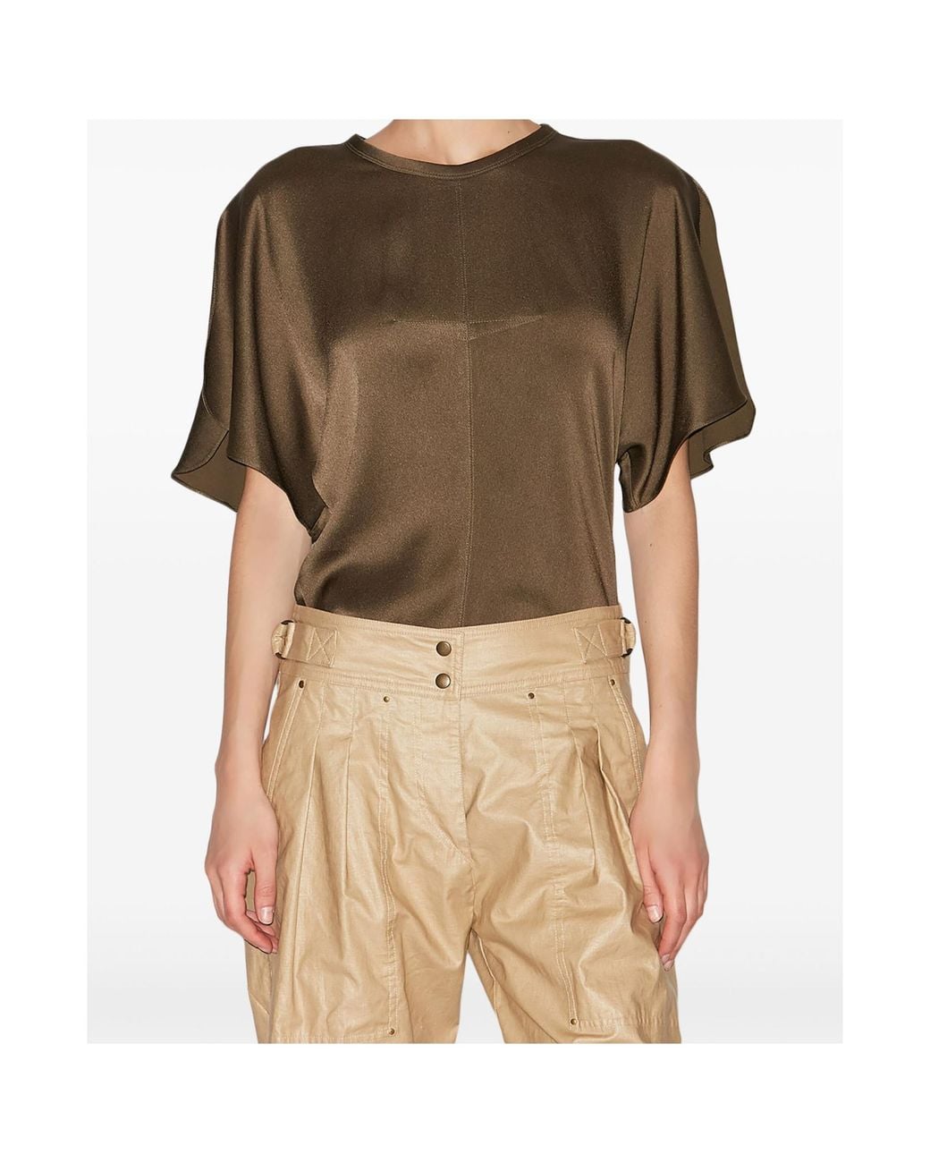 Isabel Marant Brown Karlita Top