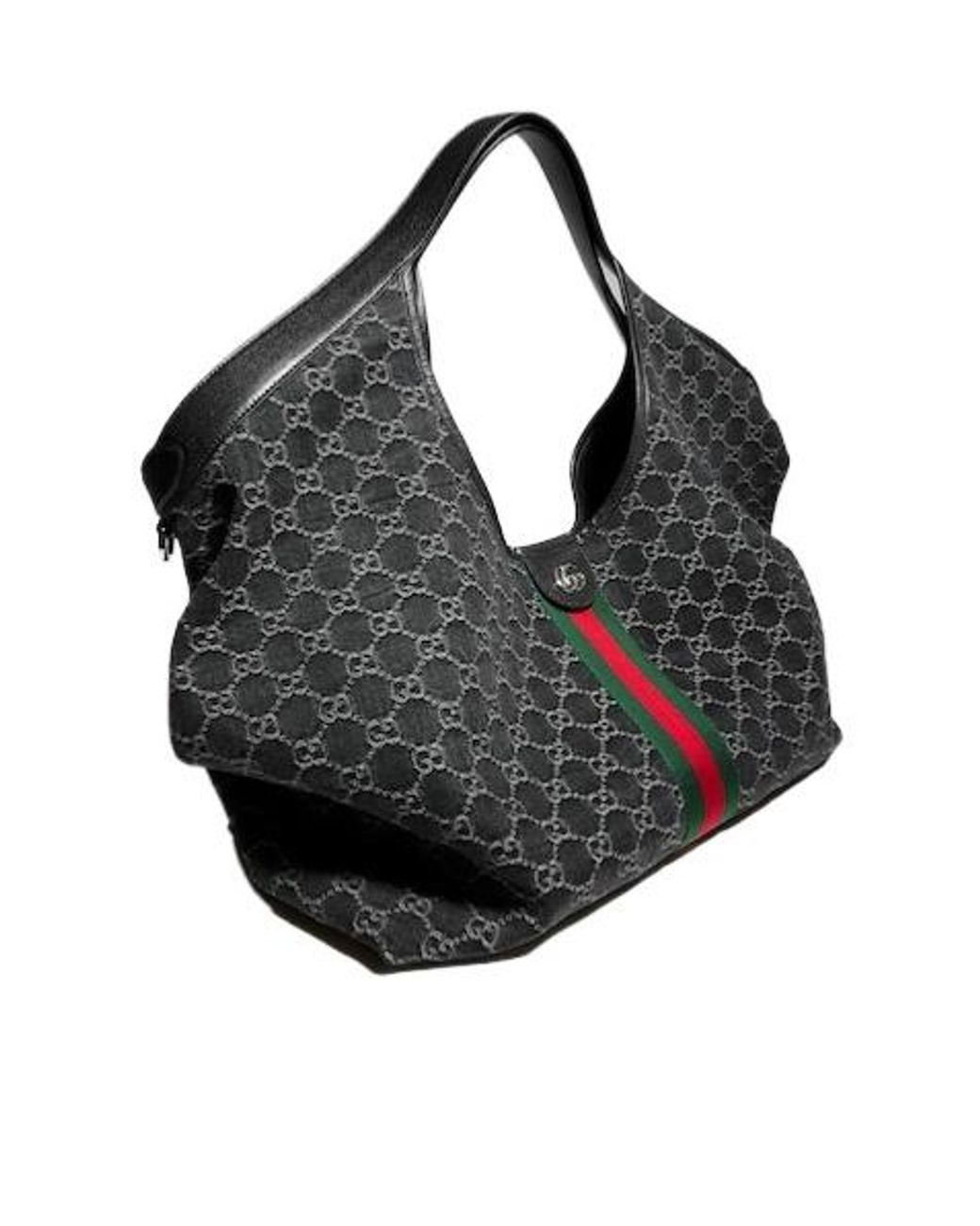 Gucci Black Giglio Large Tote Bag