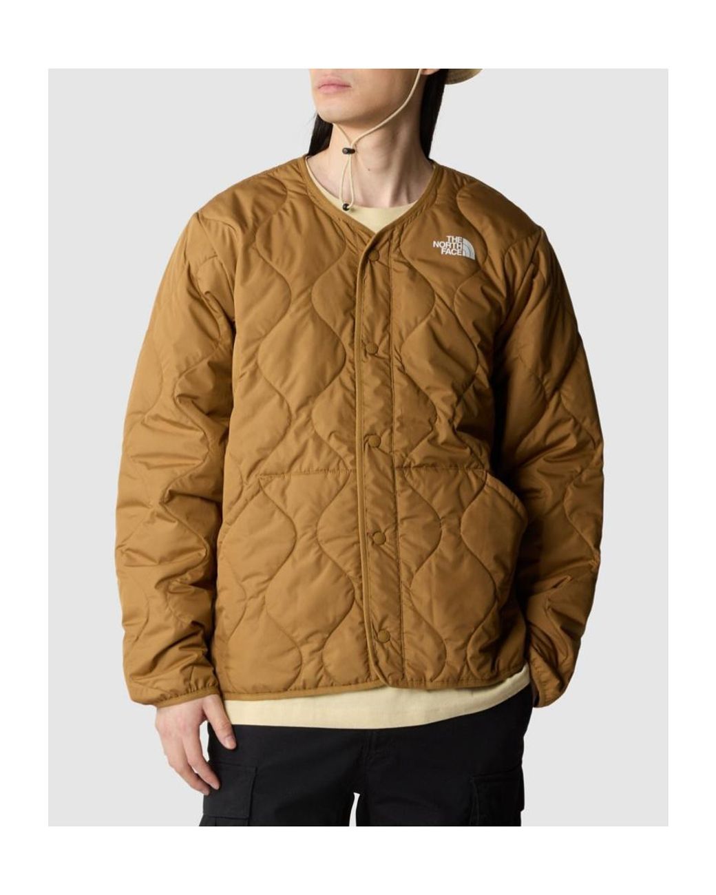 The North Face Brown Ampato Quilted Jacket for men
