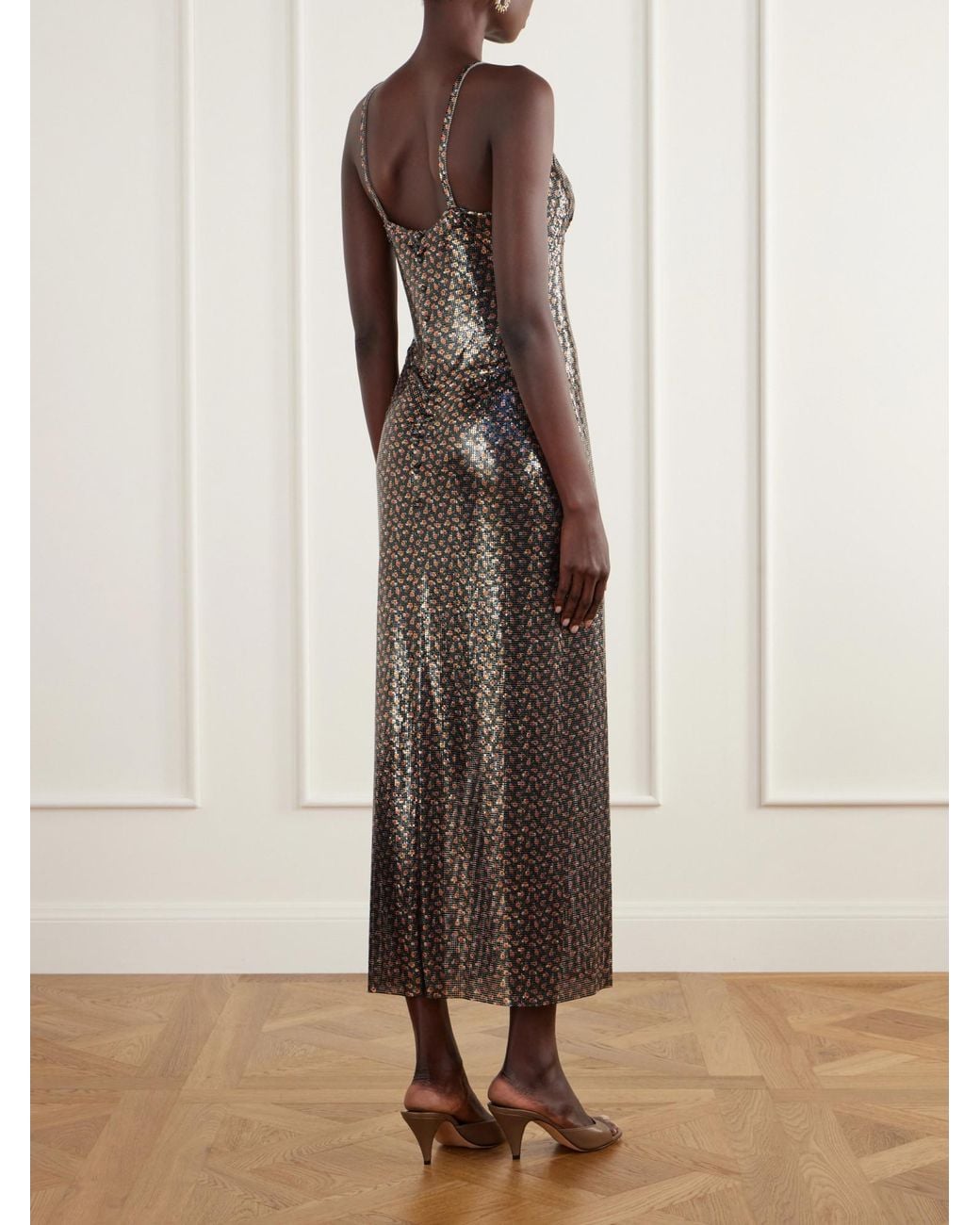 Rabanne Multicolor Hand Assembled Long Dress
