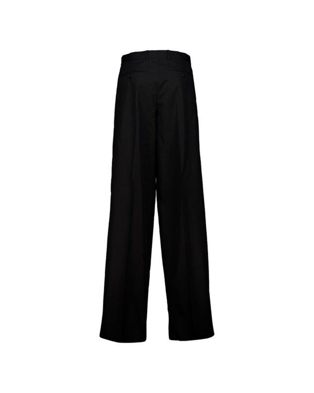 Givenchy Black Double Pleat Pants for men
