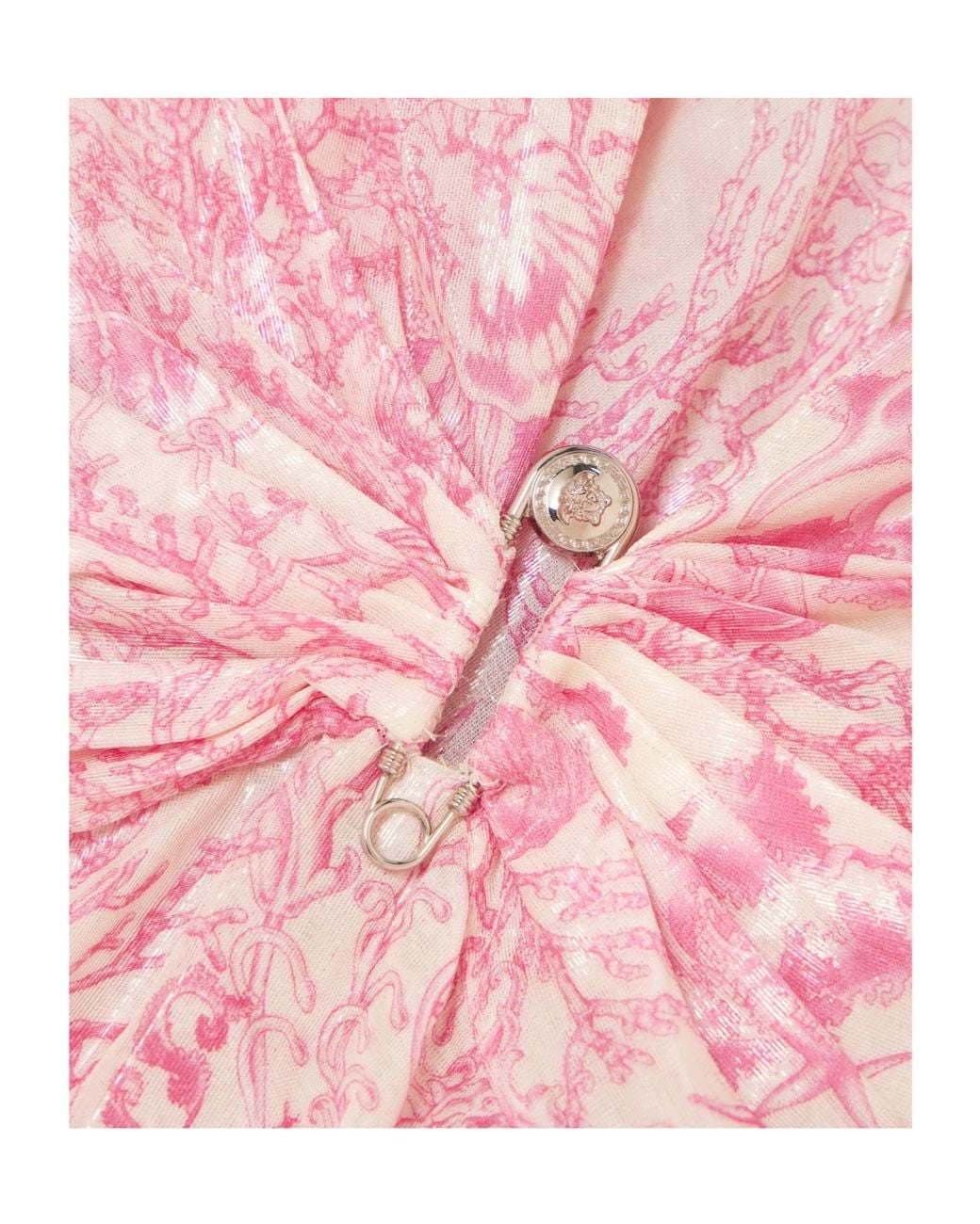 Versace Pink Underwater Barocco Gown