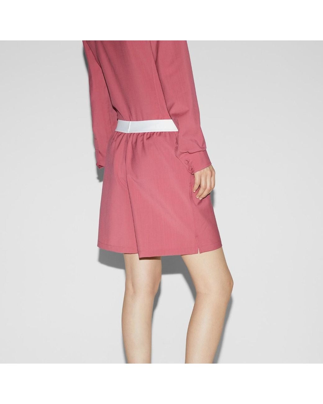 Gucci Red Logo Waist Shorts
