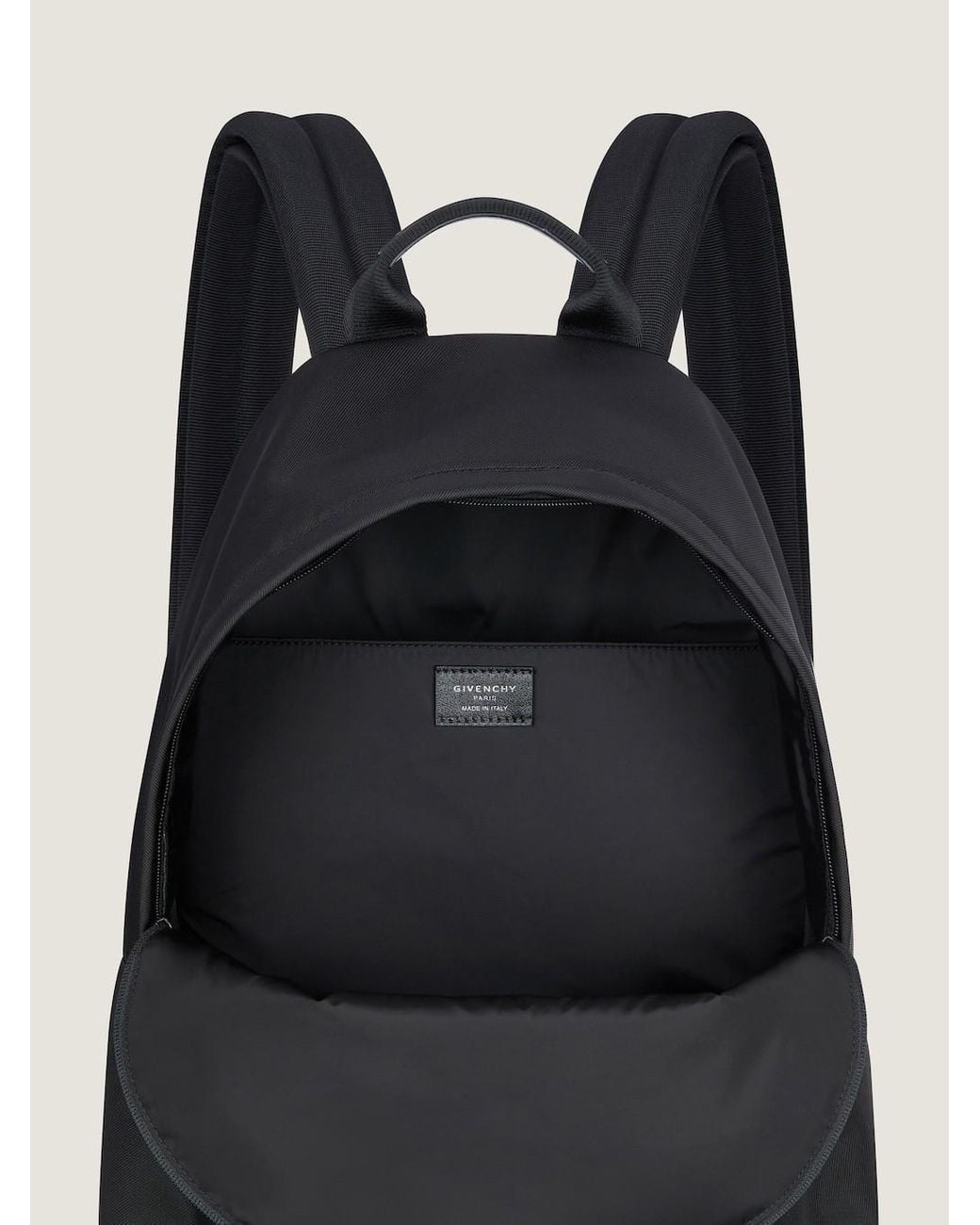 Givenchy Black Essential U Zipped Backpack for men