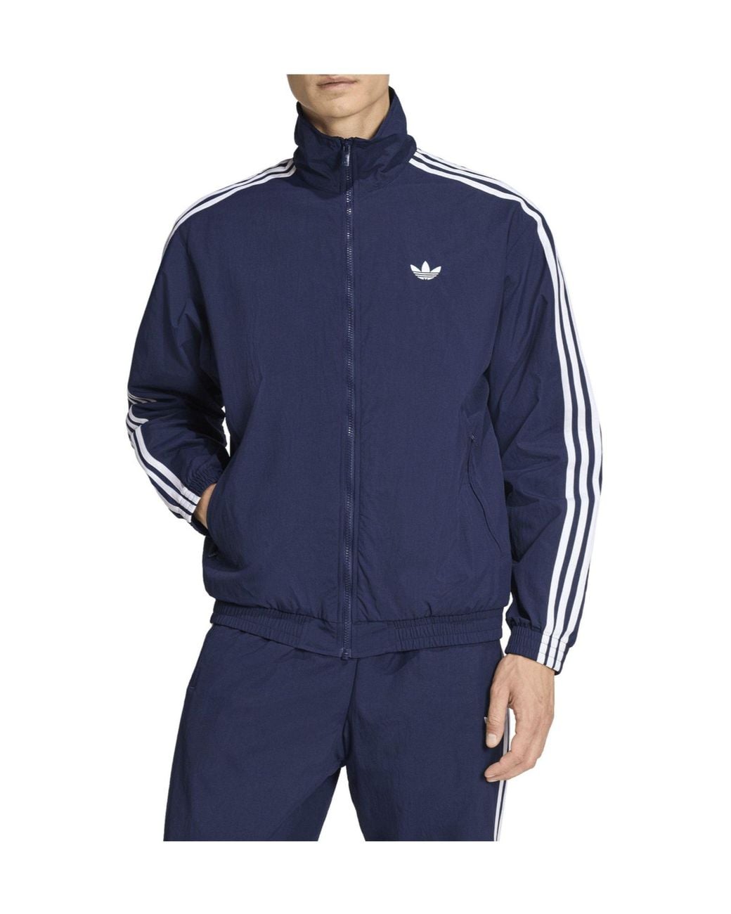 Adidas Originals Blue Classic Trefoil Jacket for men
