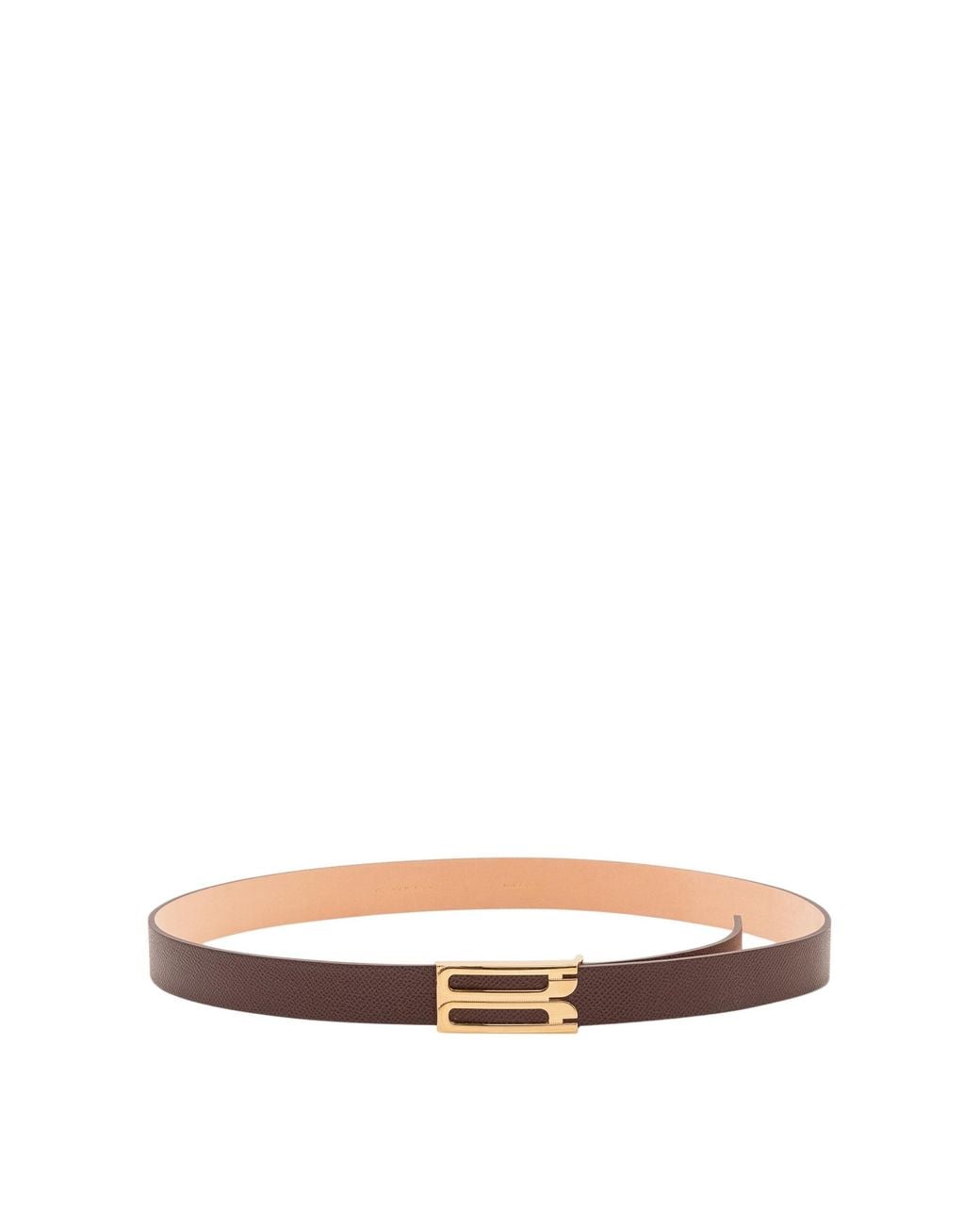 Victoria Beckham Red Dorian Frame Belt