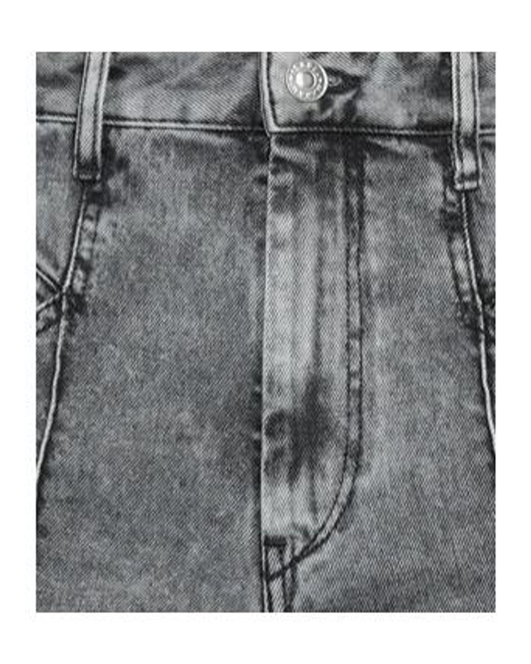 Isabel Marant Gray High-Waisted Straight-Leg Jeans