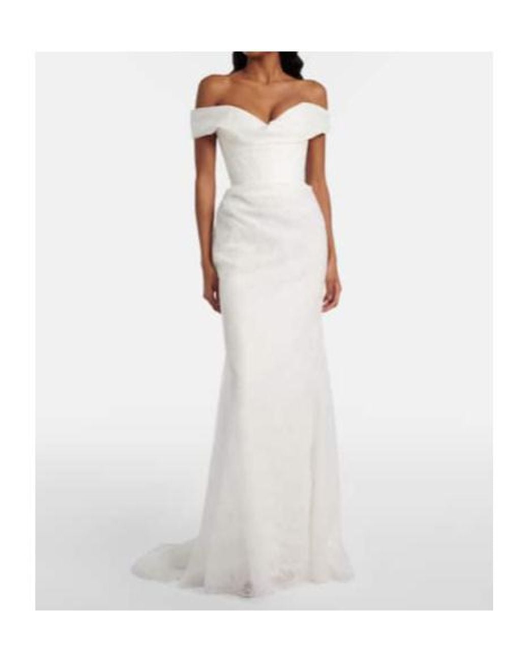 Vivienne Westwood White Bridal Nova Cora Lace Corset Gown