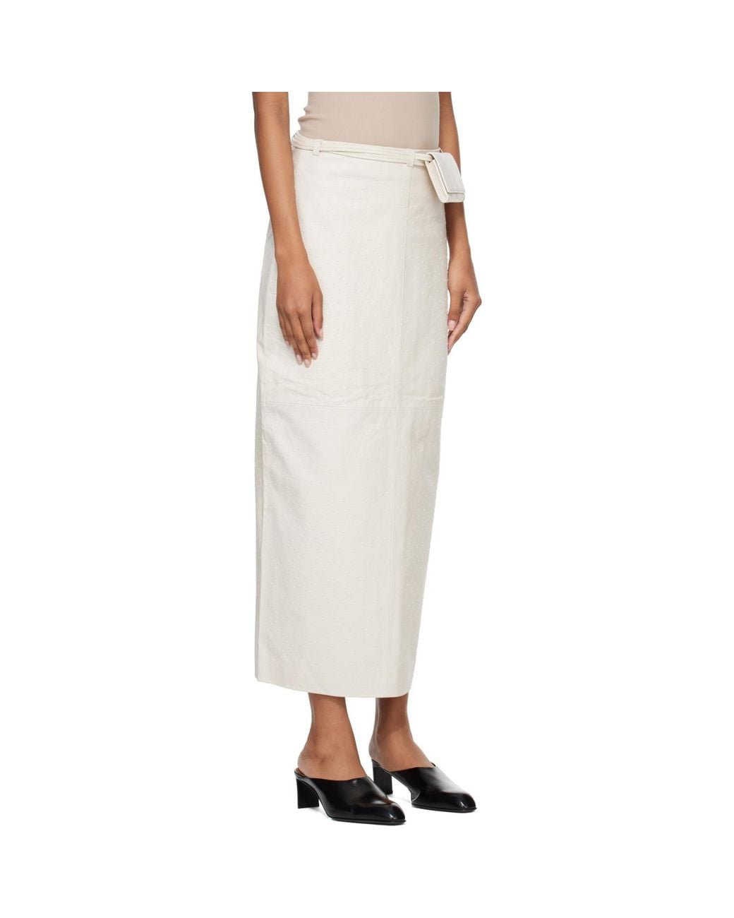 Rohe White Belted Skirt