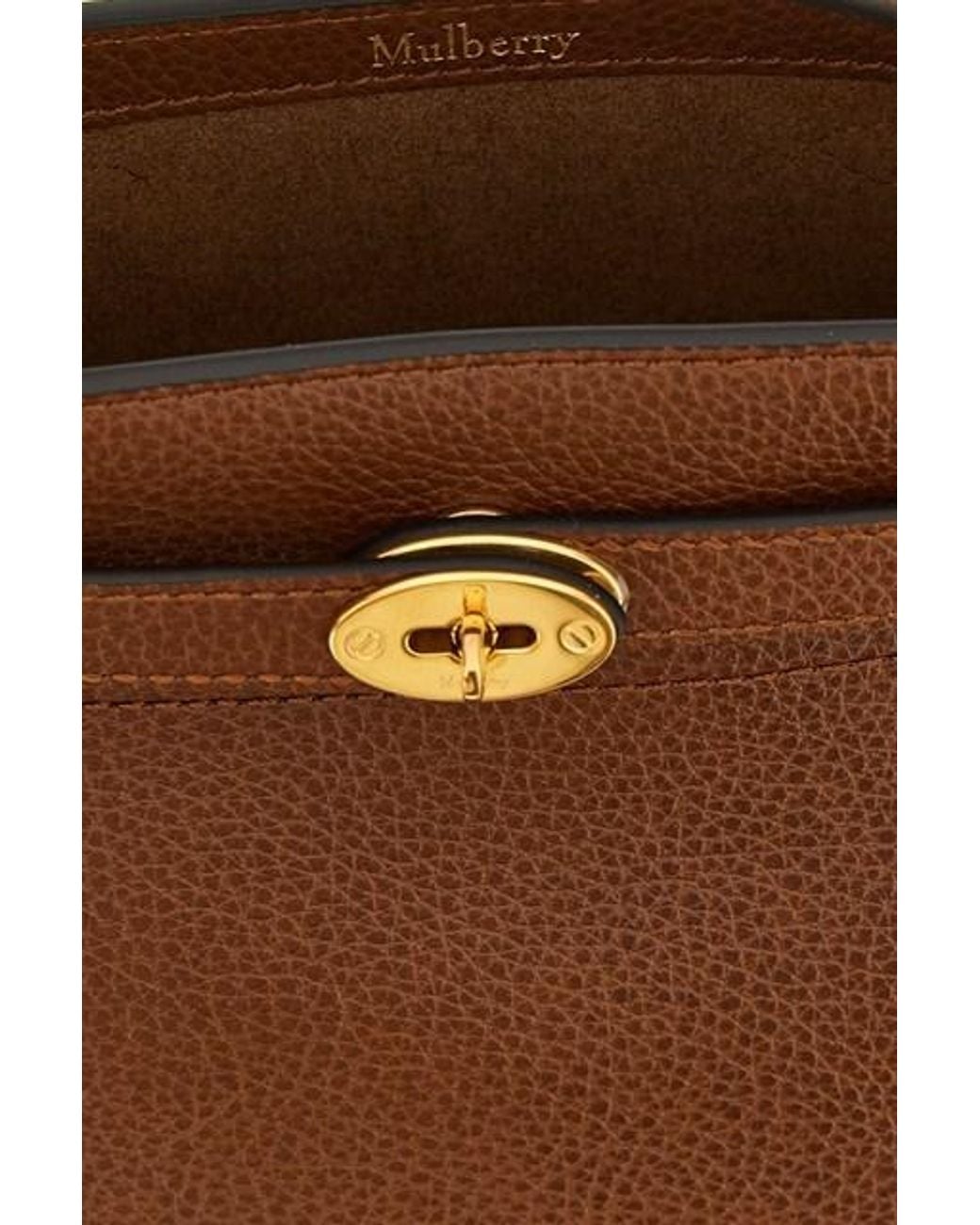 Mulberry Brown Islington Top Handle Mini Bucket Bag for men