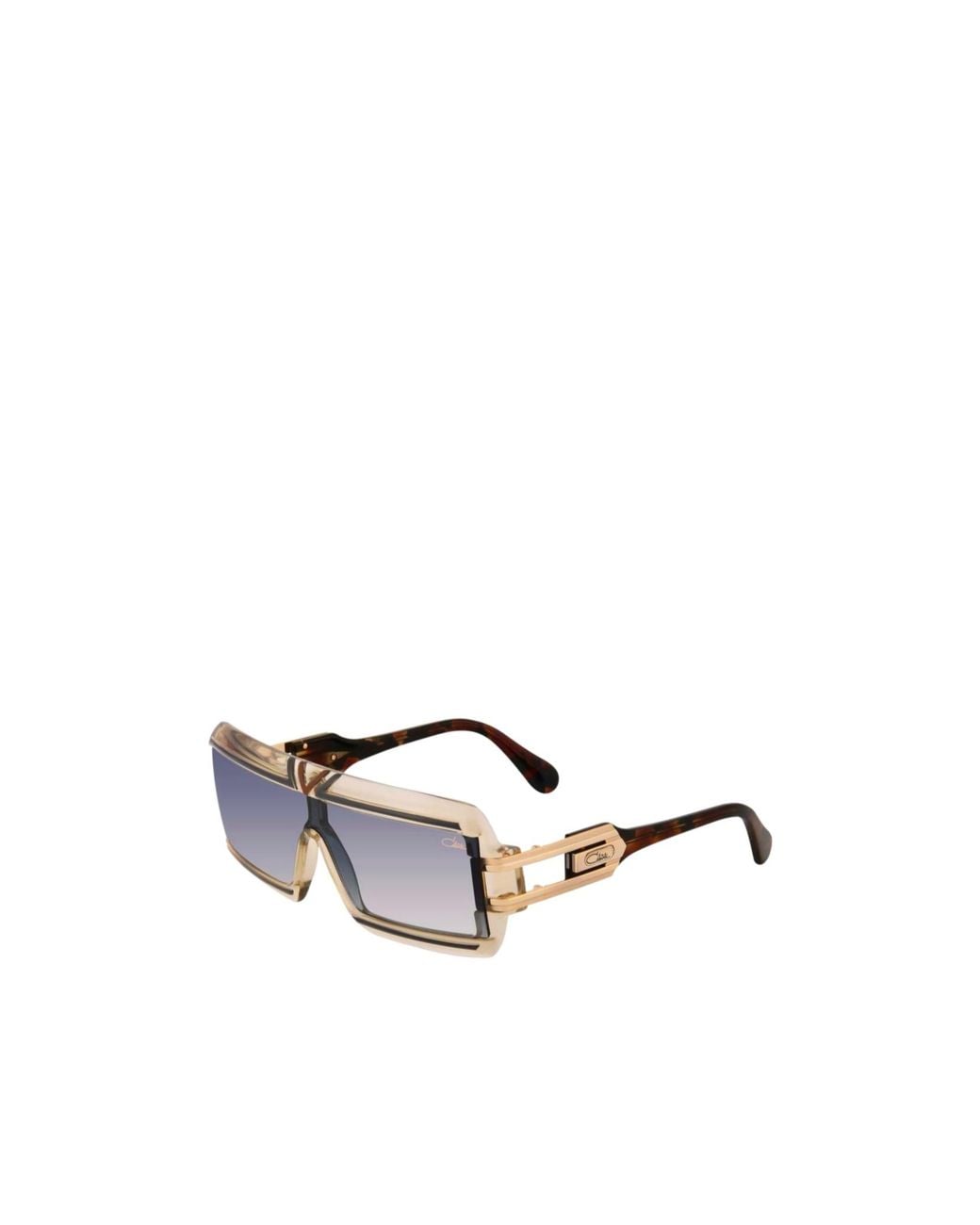 Cazal Metallic Geometric Frame Sunglasses for men