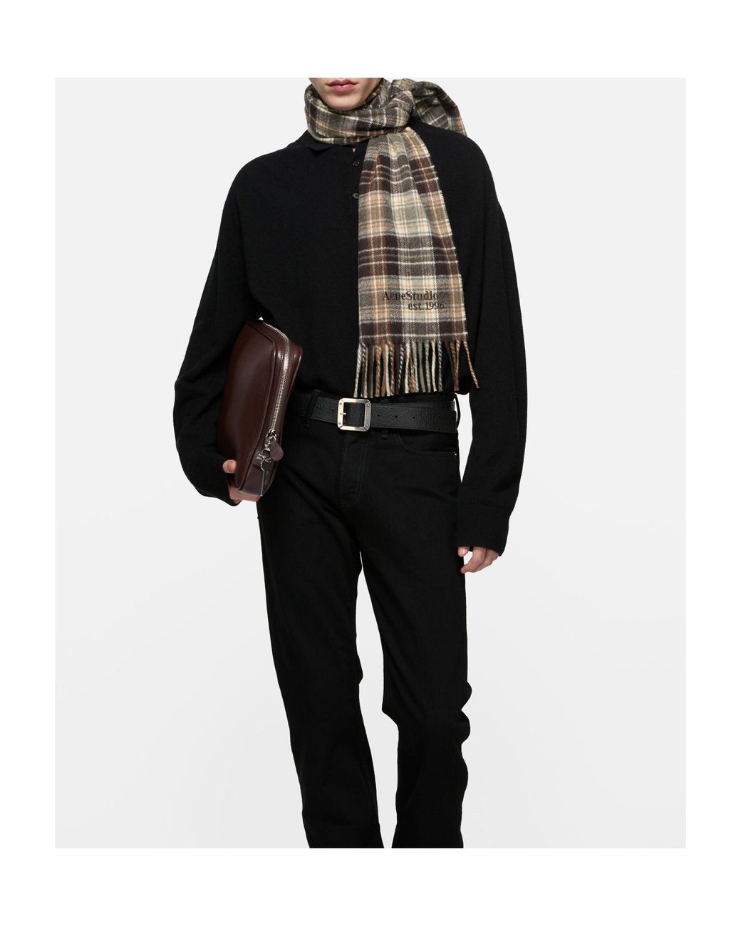 Acne Natural Cashmere Scarf