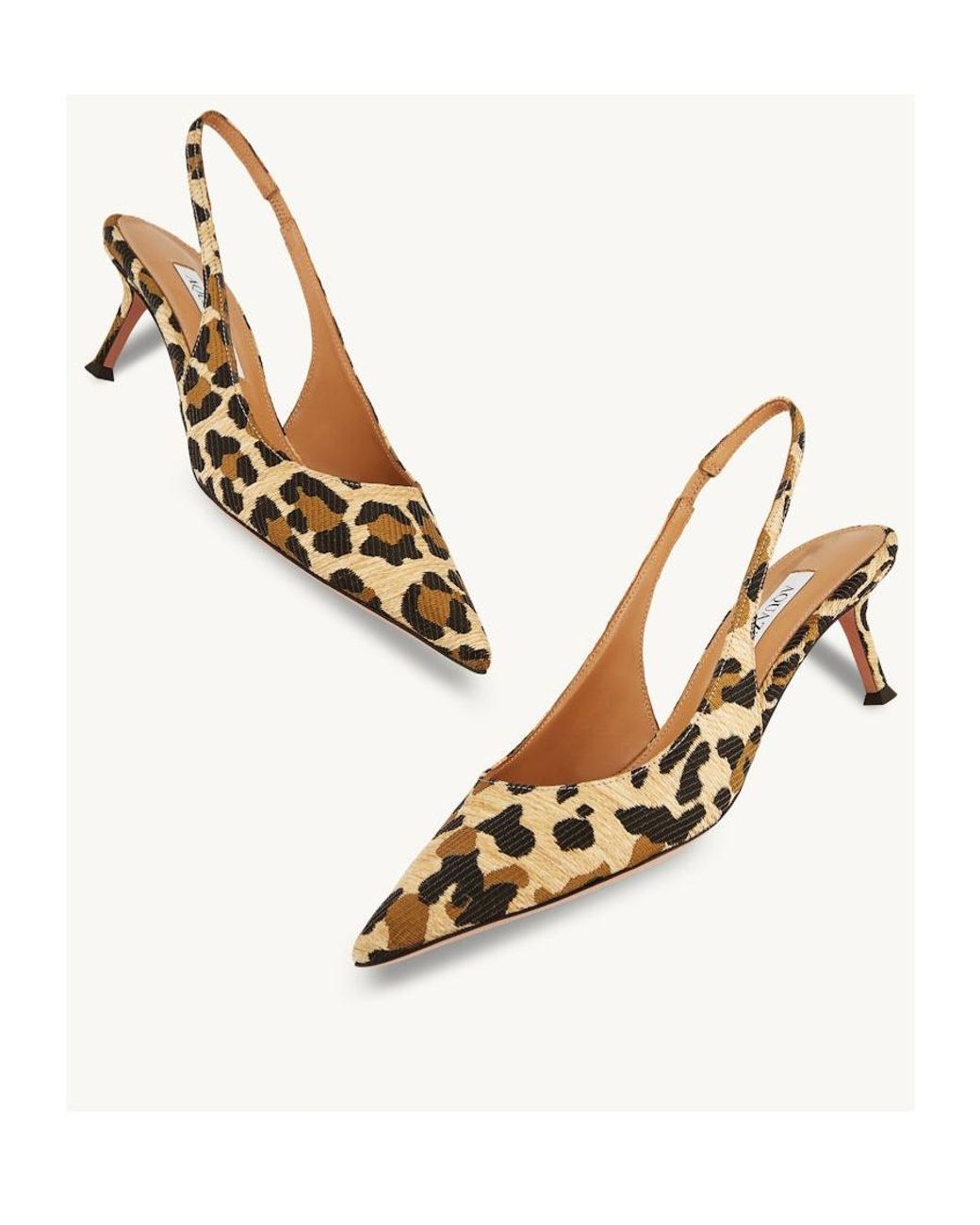 Aquazzura Metallic New Purist Sling Pumps