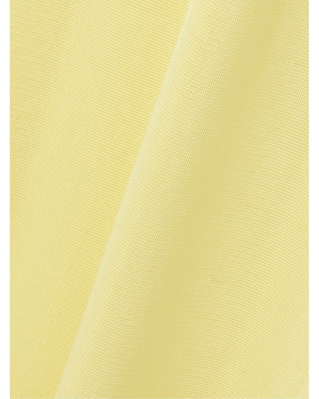 Khaite Yellow Coraline Halterneck Midi Dress