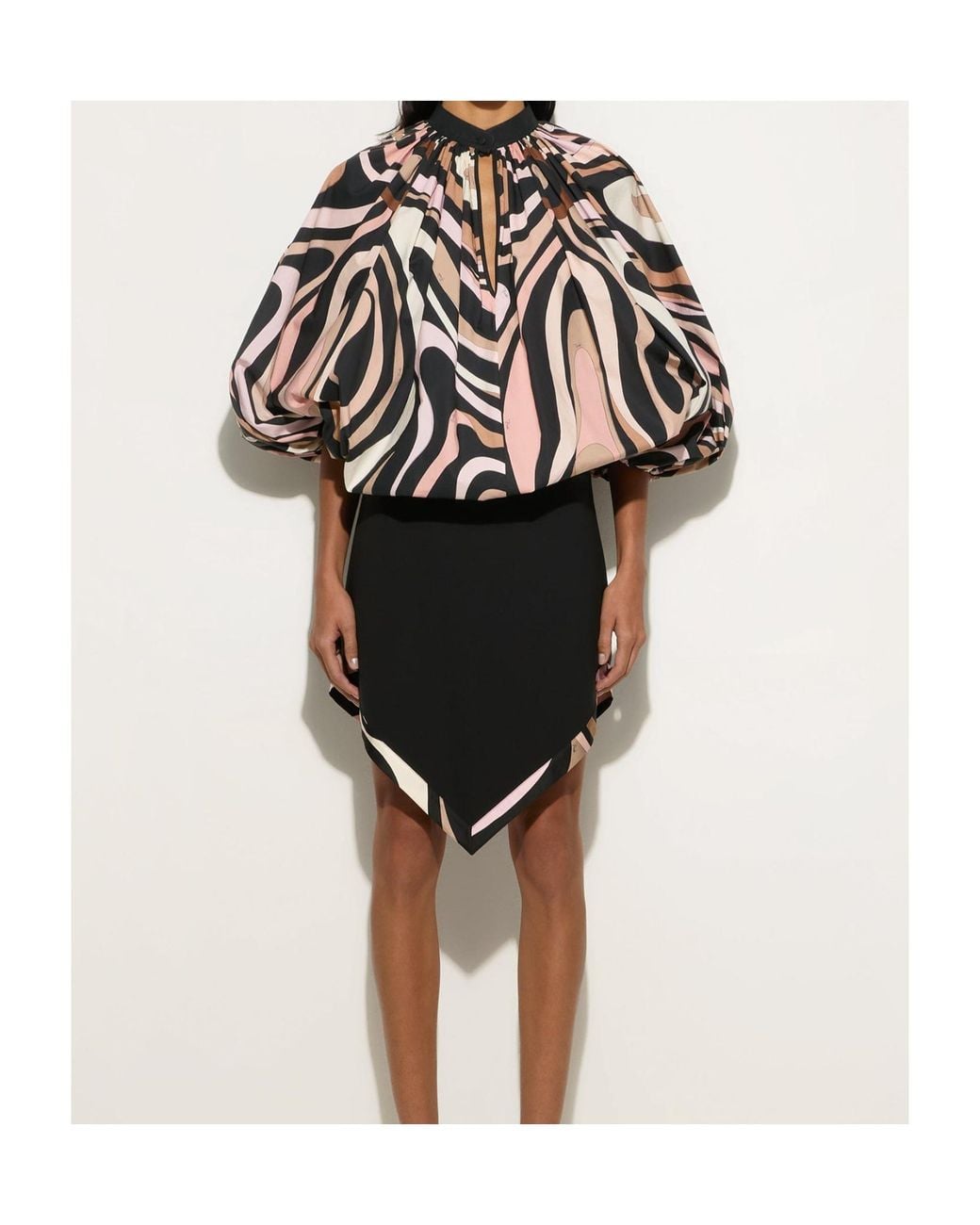 Emilio Pucci Black Printed Sweatshirt