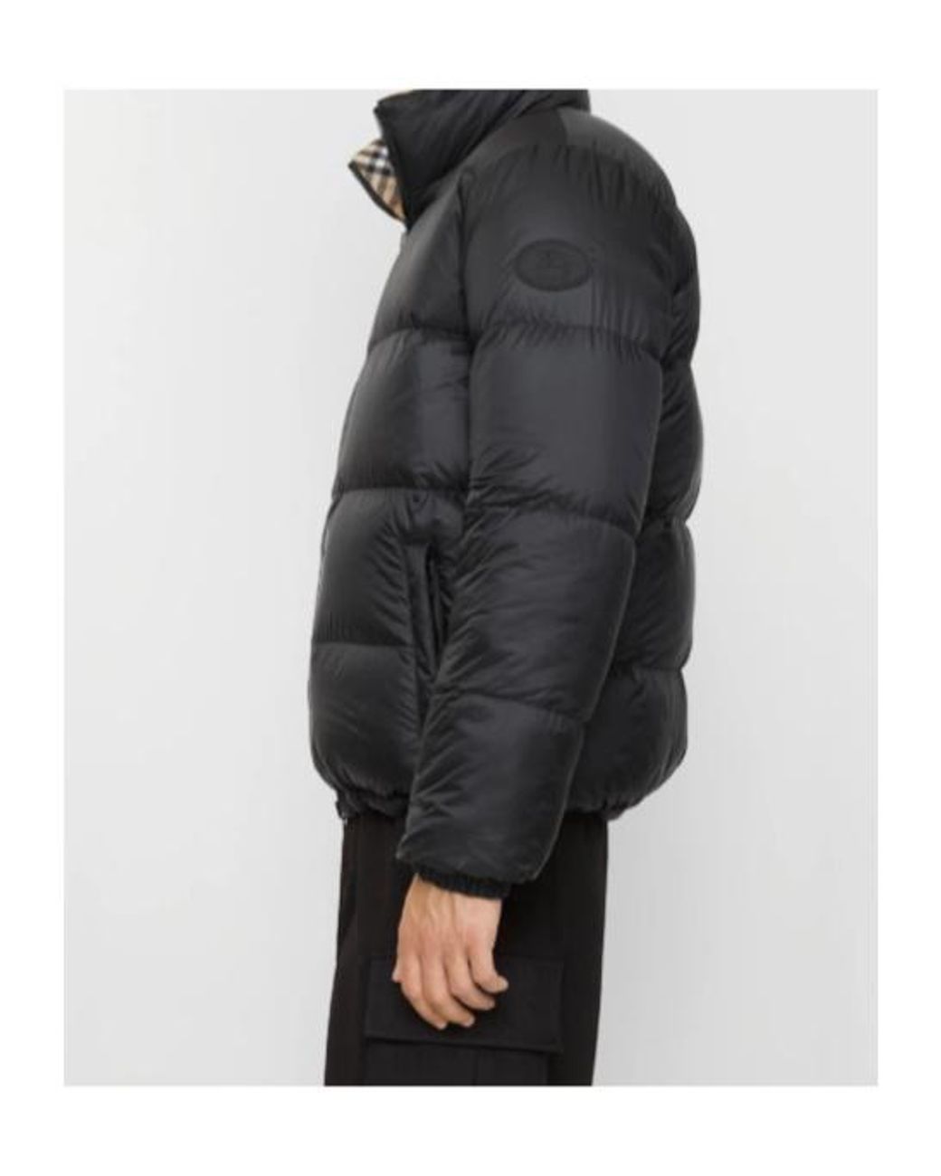 Burberry Brown Down Reversible Puffer Jacket for men