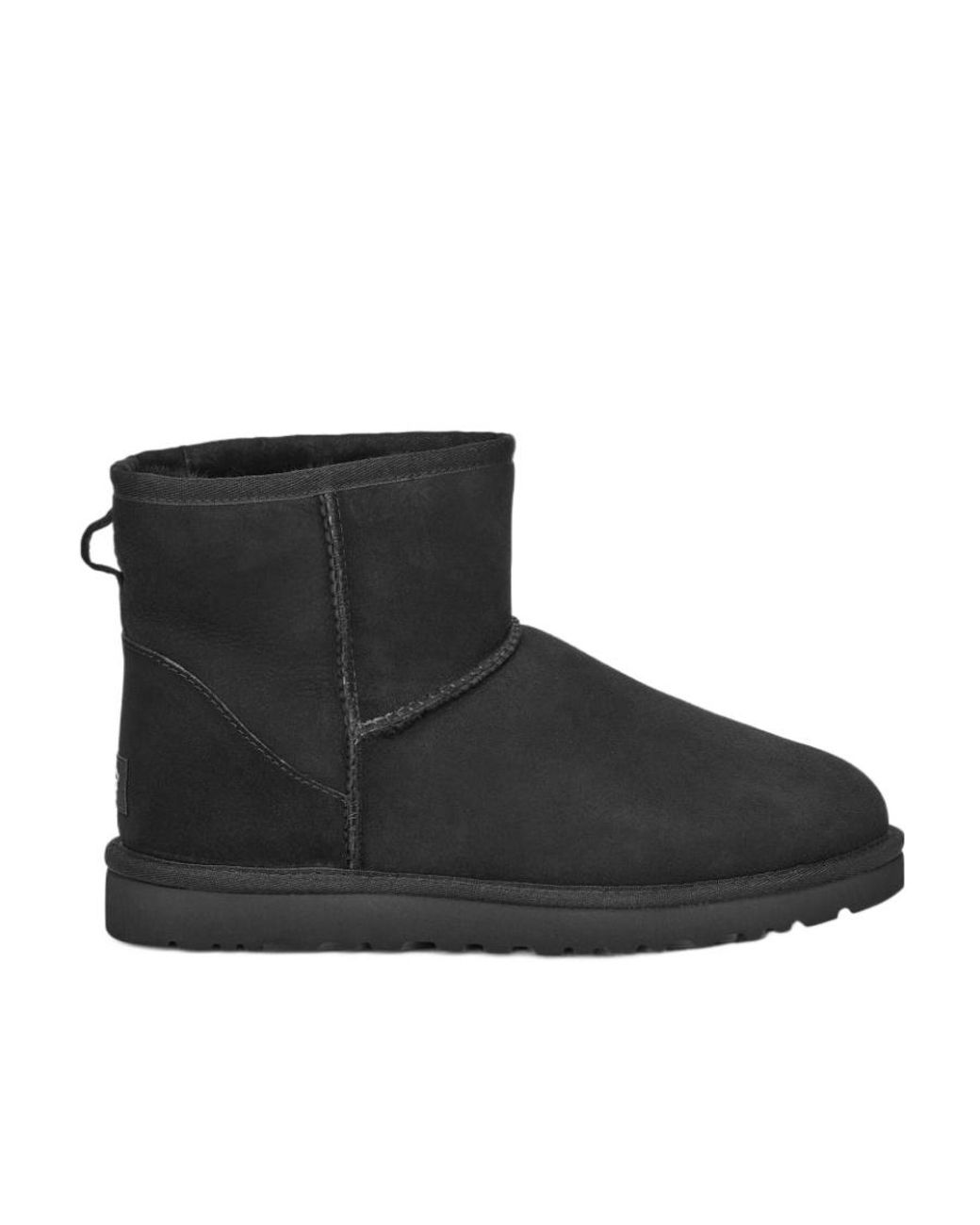 Ugg Black Classic Mini Ankle Boots for men