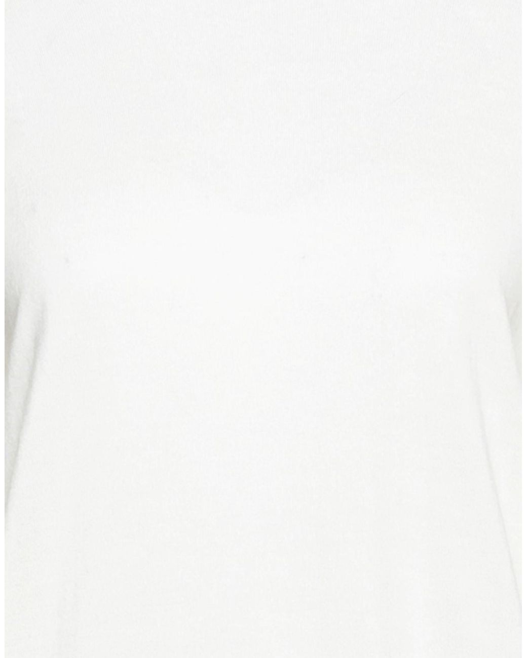 Dolce & Gabbana White Cashmere Turtleneck Knit Sweater