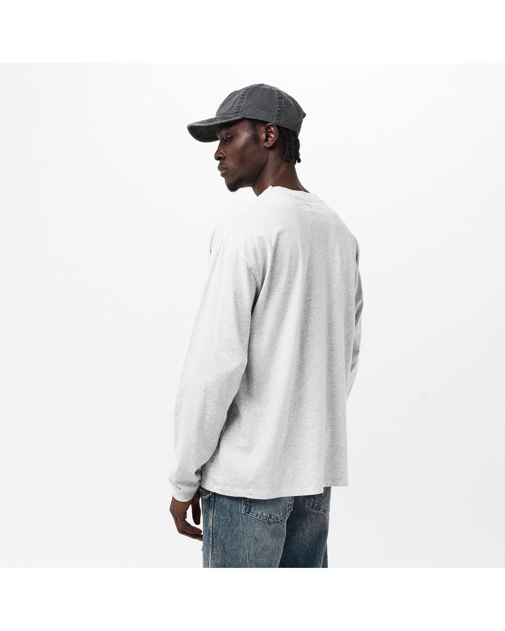 Represent White Simple And Versatile Top for men
