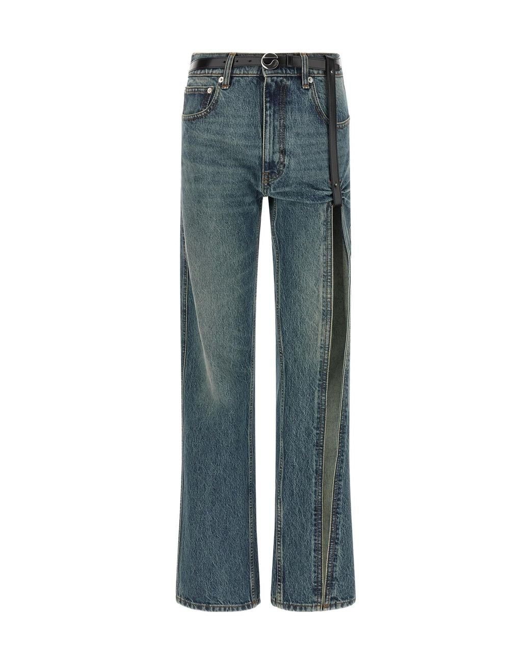 Coperni Blue Belt-Loop Jeans