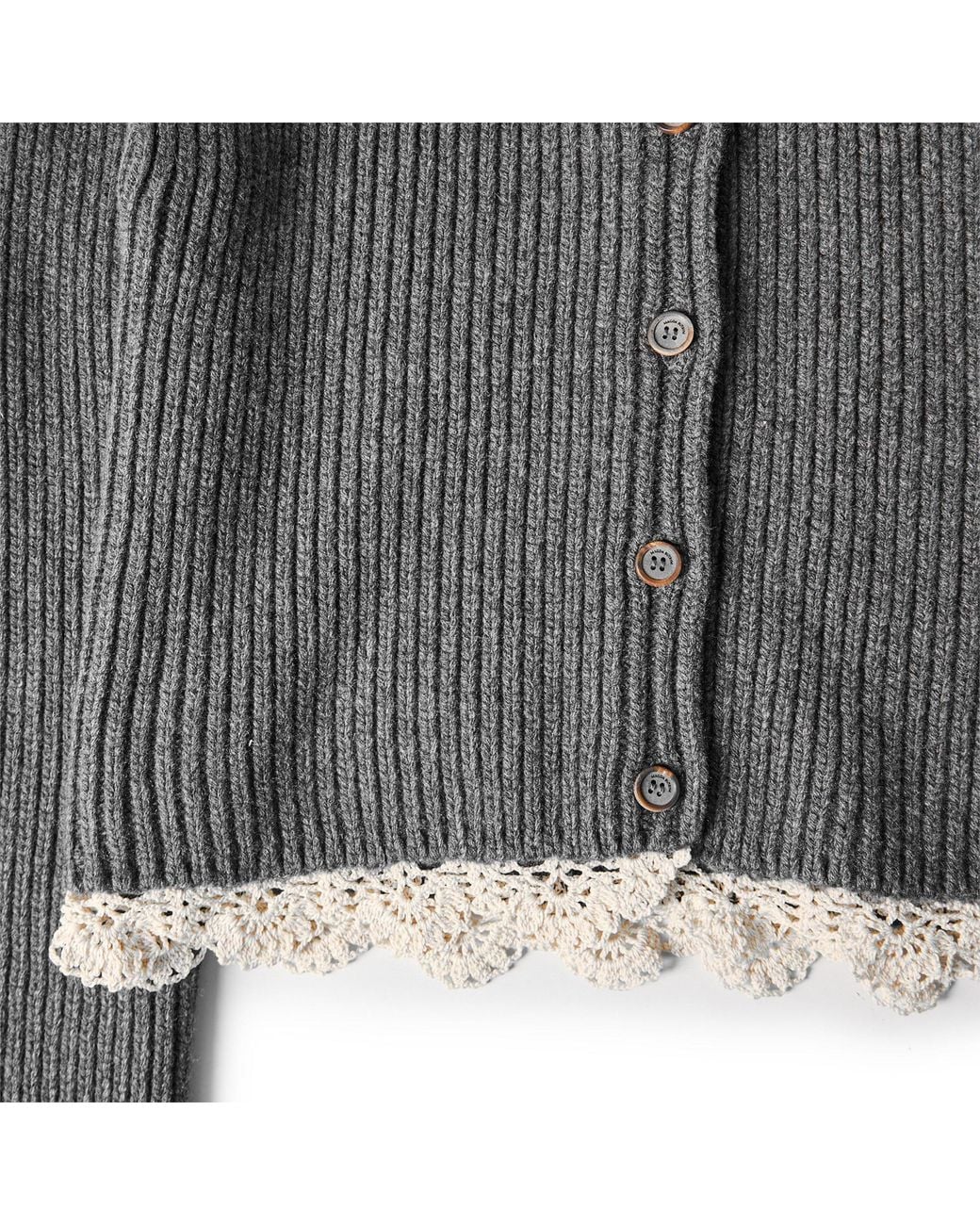 Magda Butrym Gray Lightweight Knit Cardigan