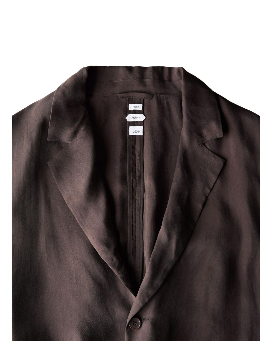 Post Archive Faction PAF Black Drifter Single Jacket for men