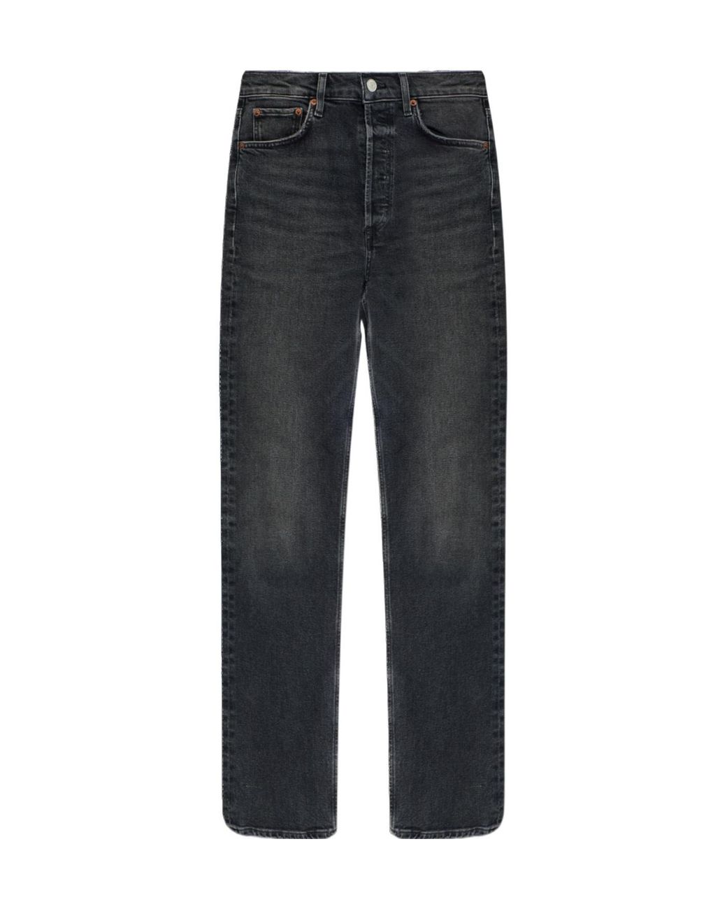 Agolde Gray 90S Pinch Waist Jeans