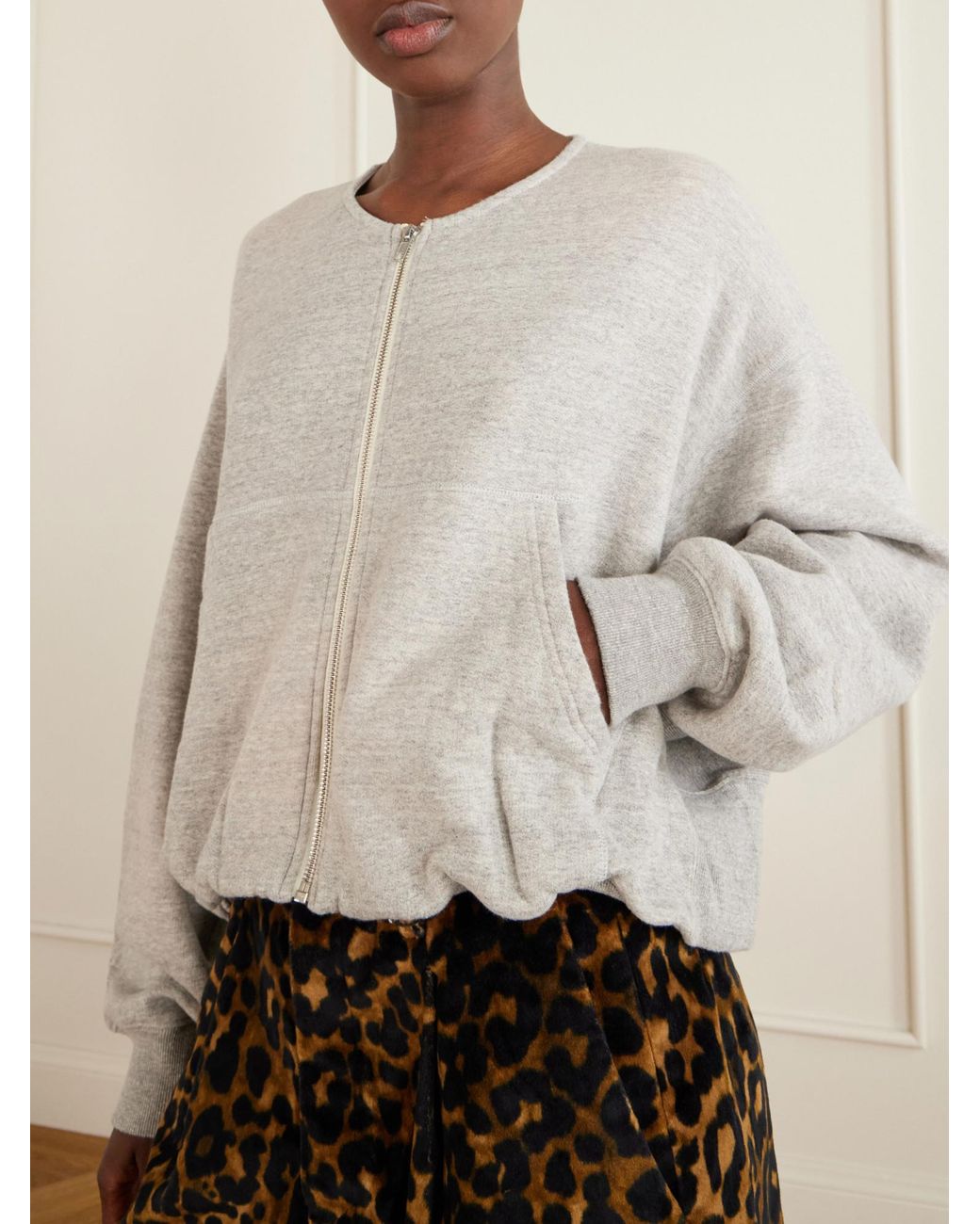 R13 White Casual Long-Sleeve Sweatshirt