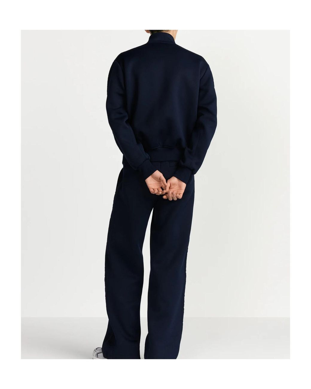 Dior Blue Homme Oblique Zip-Up Track Jacket for men