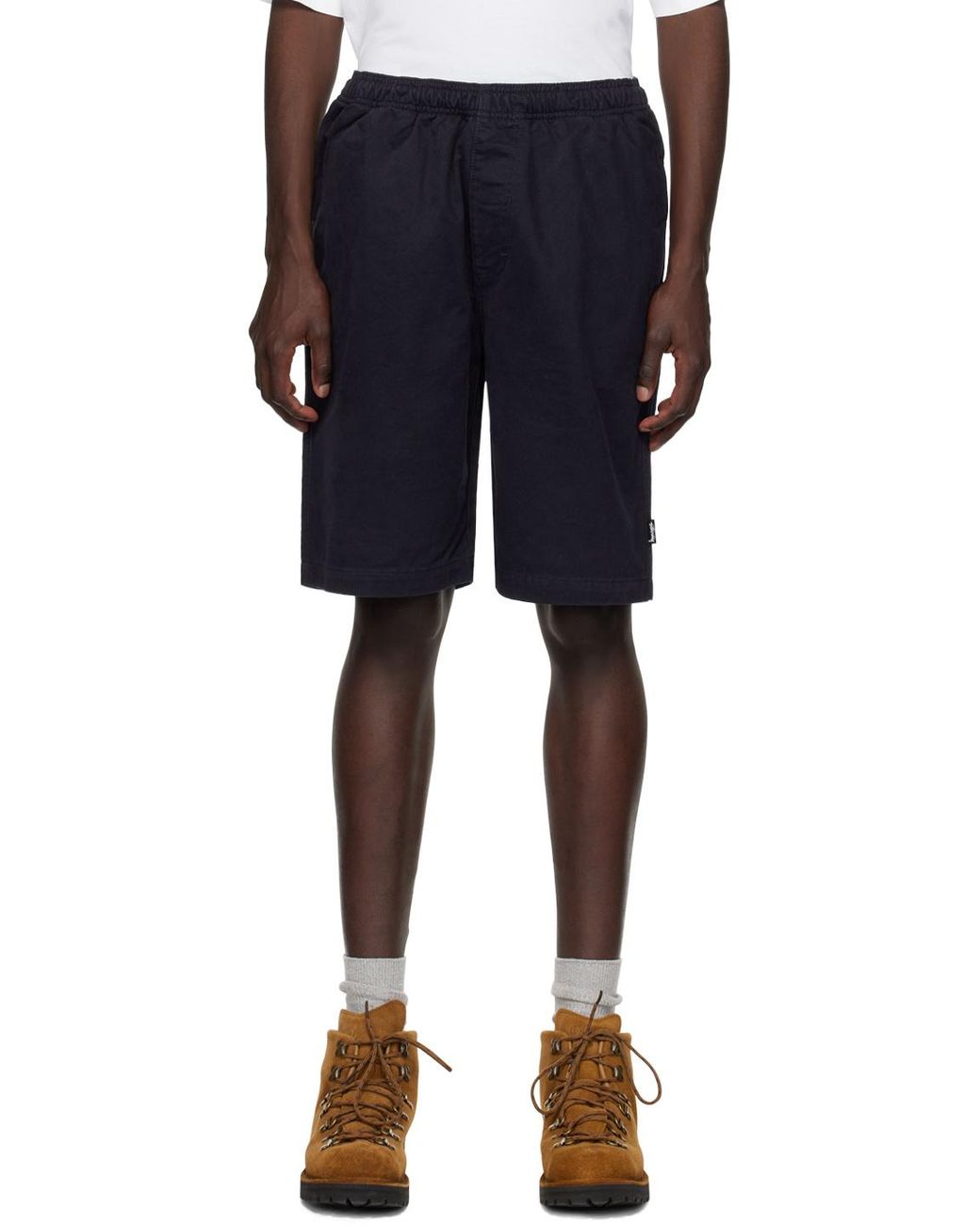 Stussy Blue Stüssy Elasticated Waistband Shorts for men