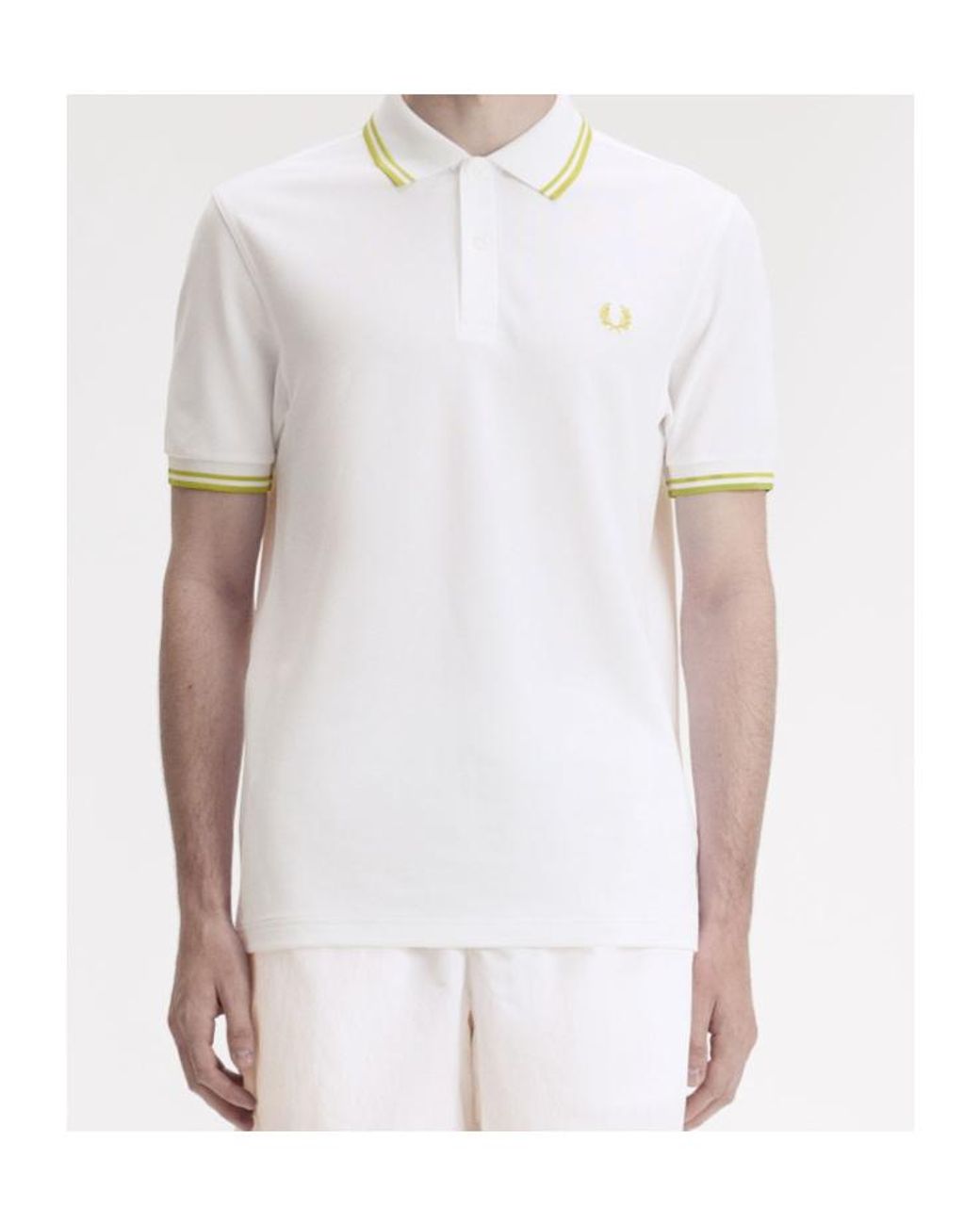 Fred Perry White Tennis Shirt for men