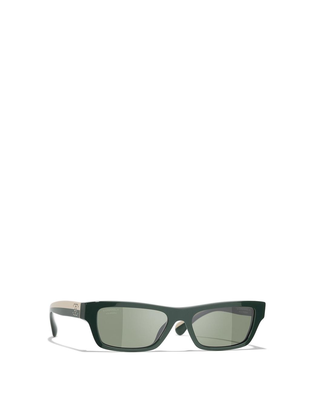 Chanel Green Full Frame Sunglasses for men