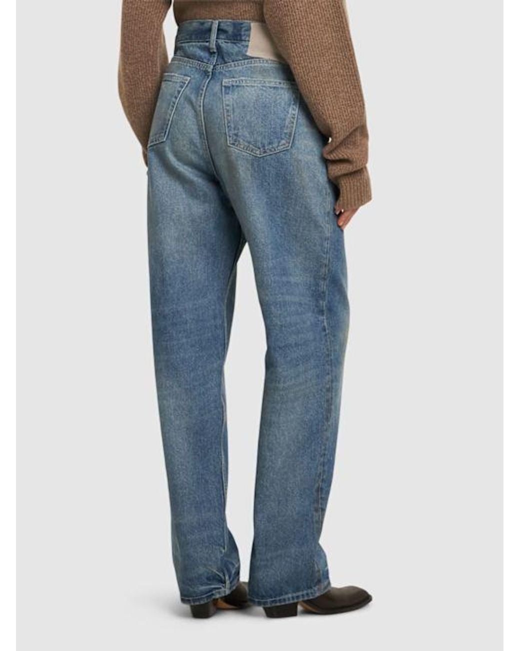 AYA MUSE Blue Low Rise Baggy Jeans