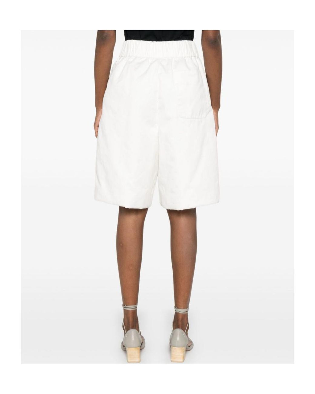 Dries Van Noten White Plato Shorts for men
