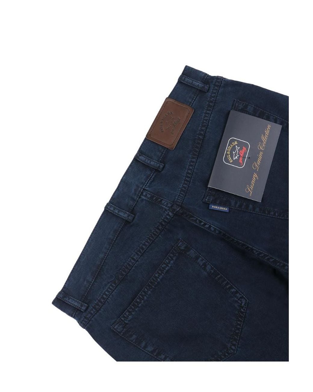 Paul & Shark Blue Logo Jeans for men