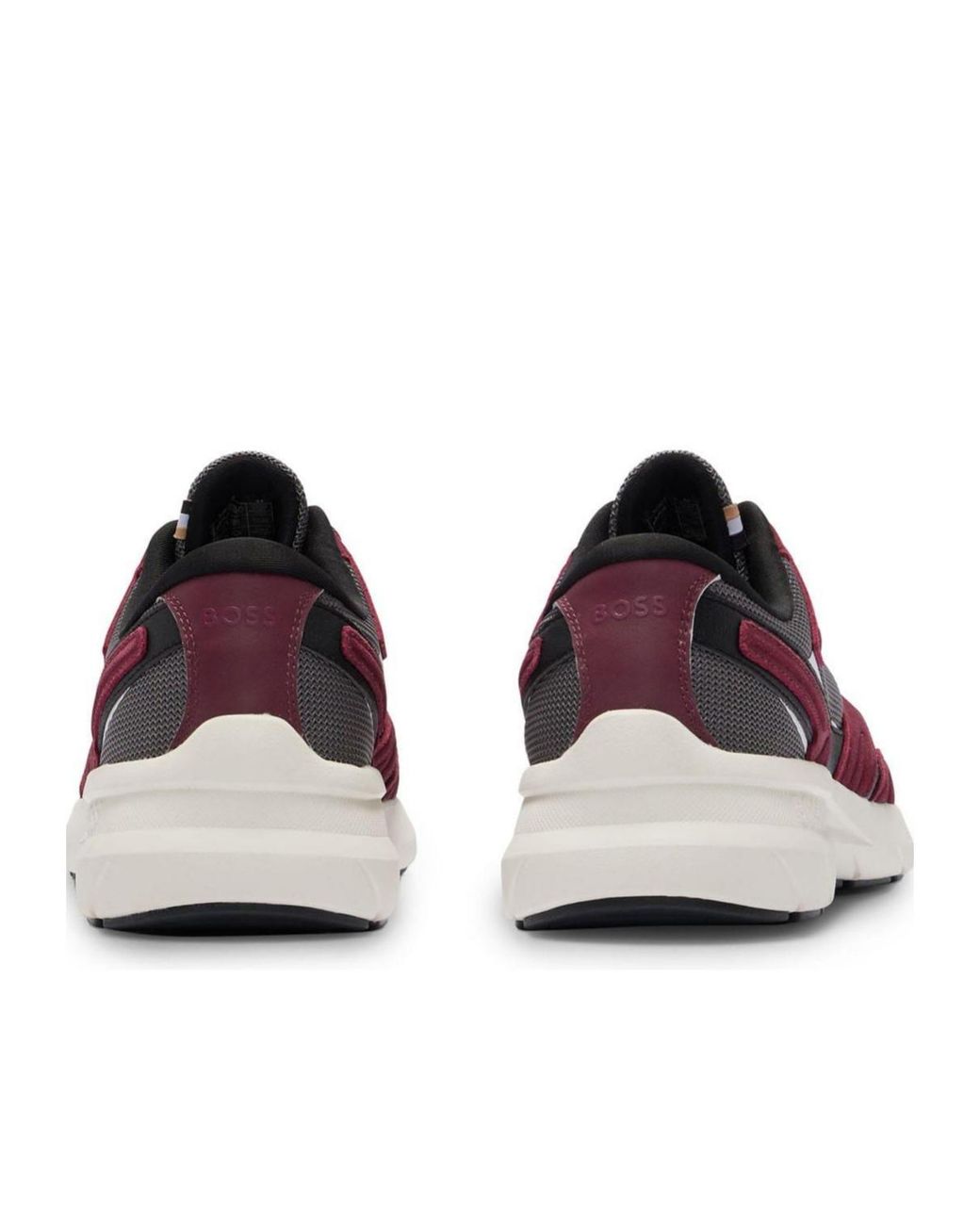 Boss Purple Color-Block Trainers for men