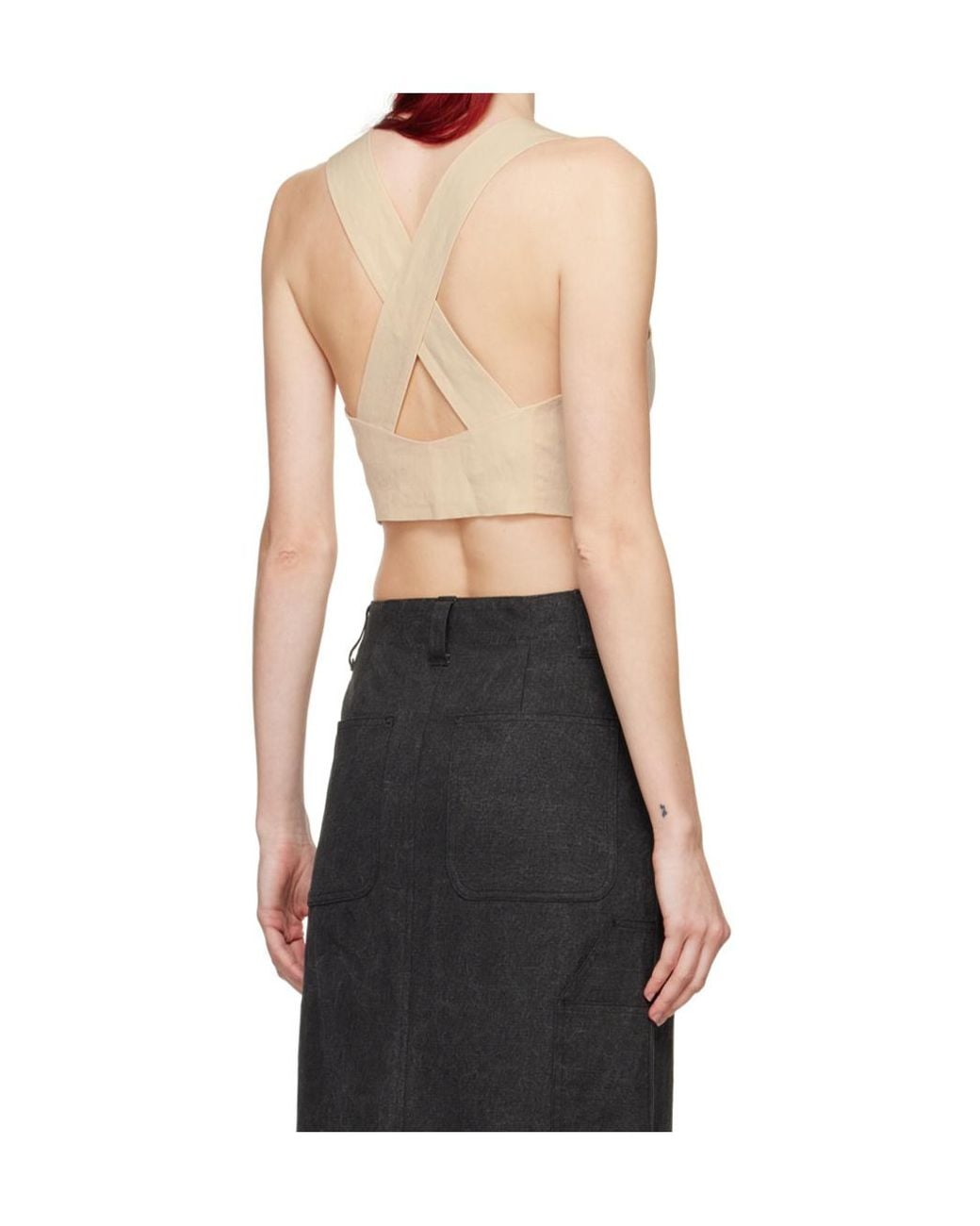 Auralee Black Weather Crew Neck Top