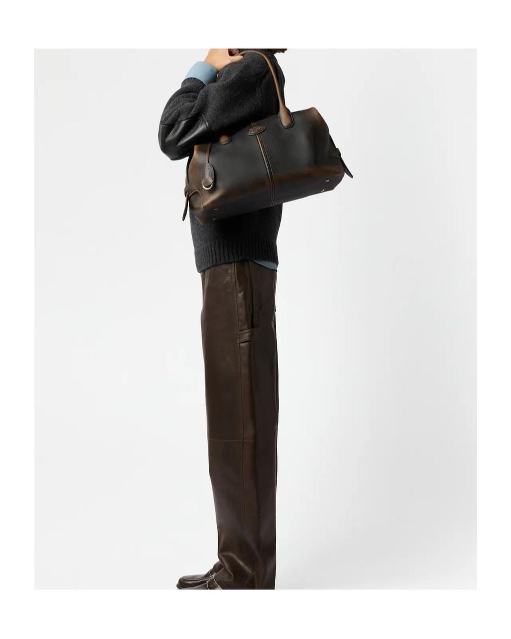 Tod's Black Di Bag Bowling Bag