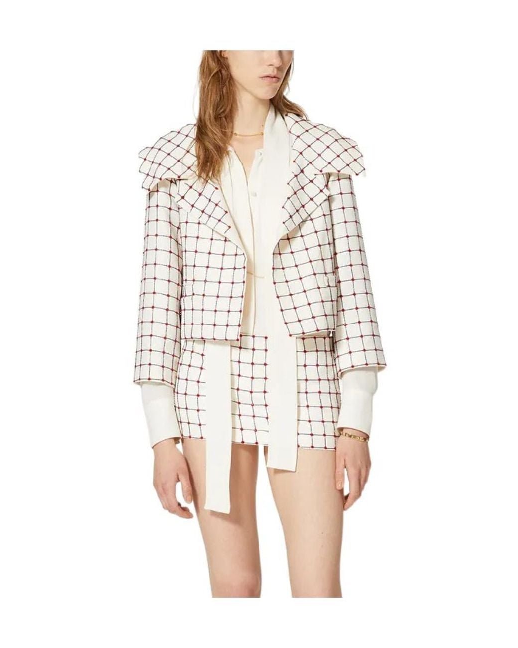 Valentino Multicolor Geometric Bead Casual Jacket