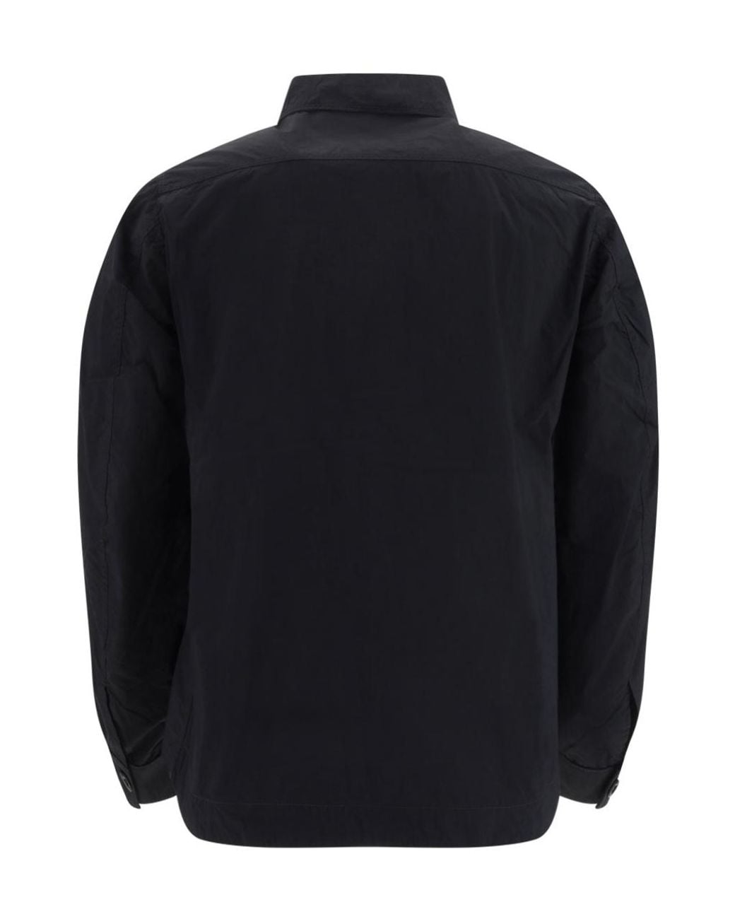 C P Company Blue Zip-Up Shirt Jacket for men