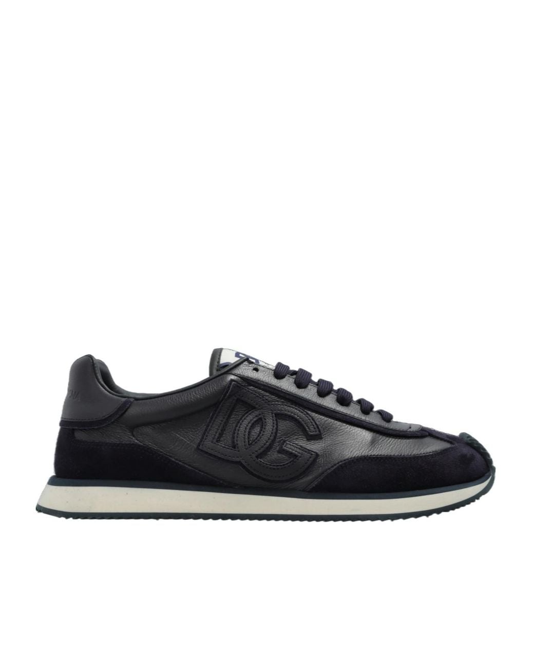 Dolce & Gabbana Black Sports Shoes With Logo for men
