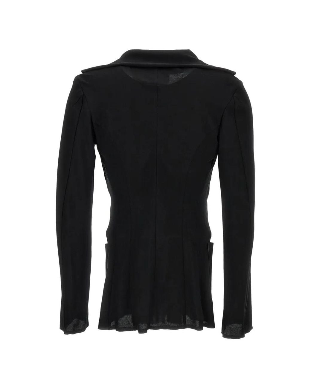 Junya Watanabe Black Ruffled-Detail Blouse