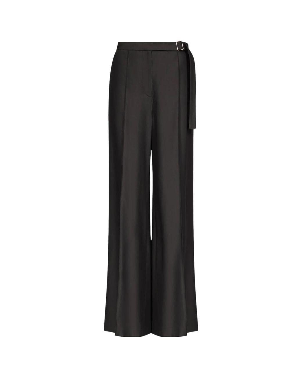 Loulou de Saison Black Straight-Leg Casual Pants