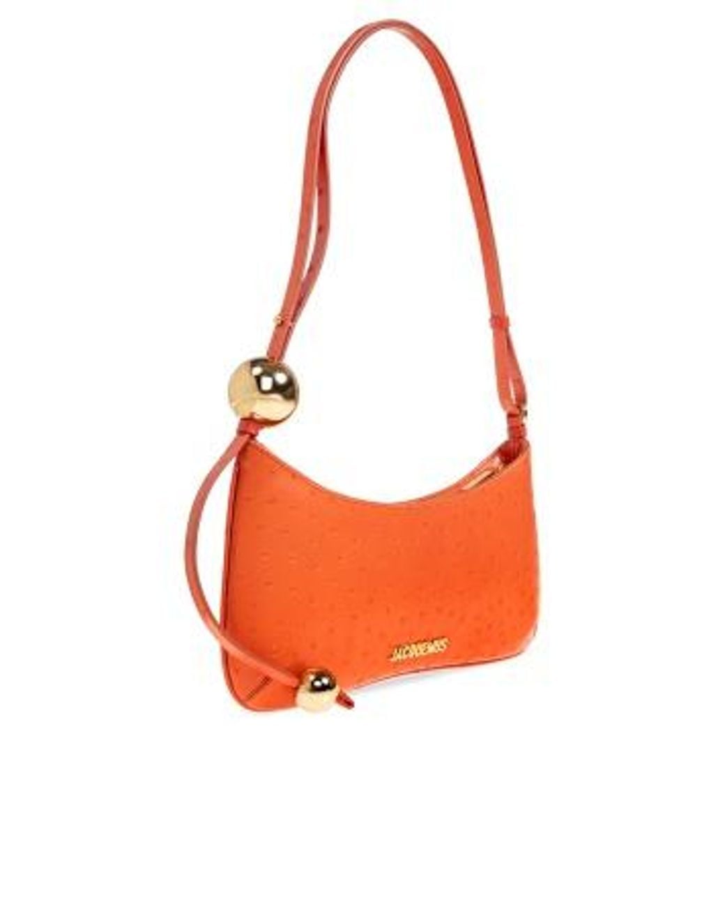 Jacquemus Orange Le Bisou Perle Shoulder Bag