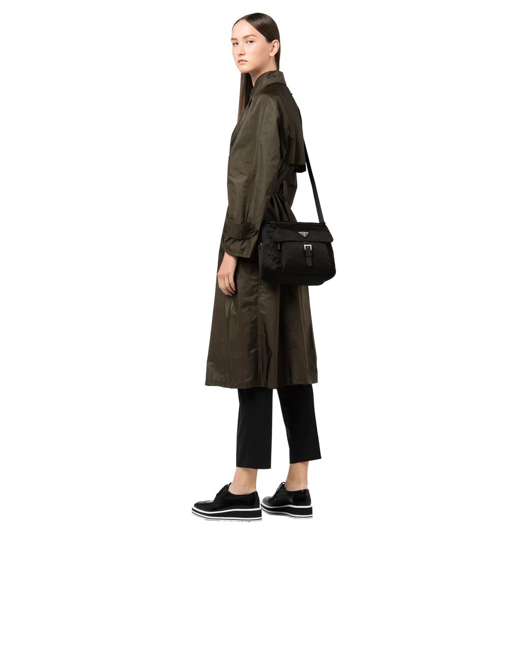 Prada Black Logo Cross-Body Bag