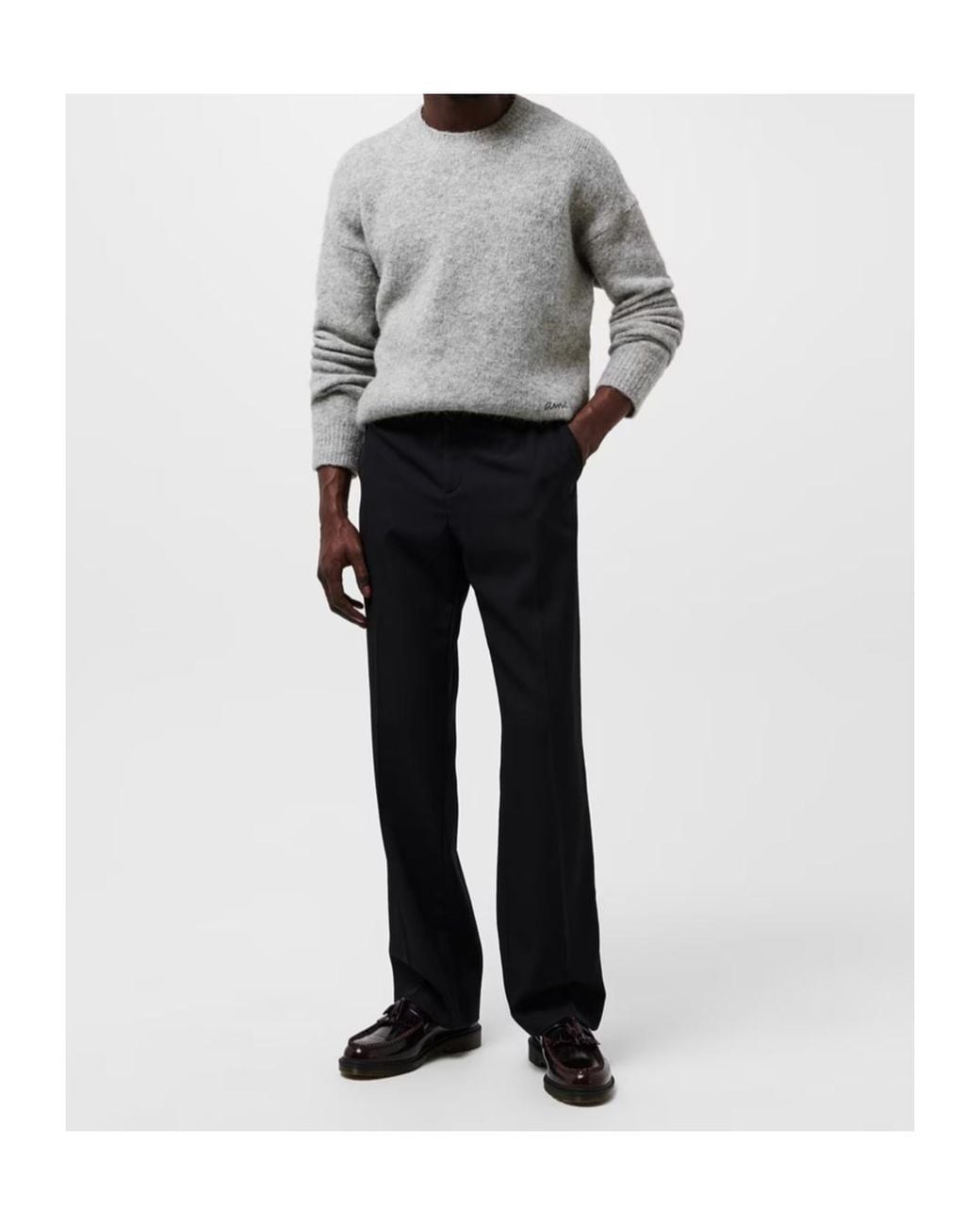 AMI Gray Jumper for men