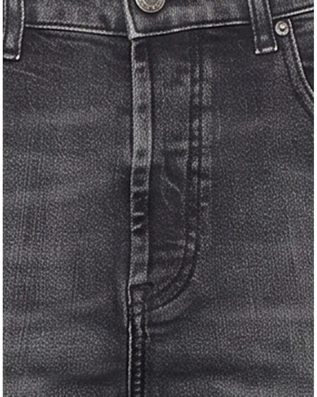 DIESEL Gray Denim Trousers