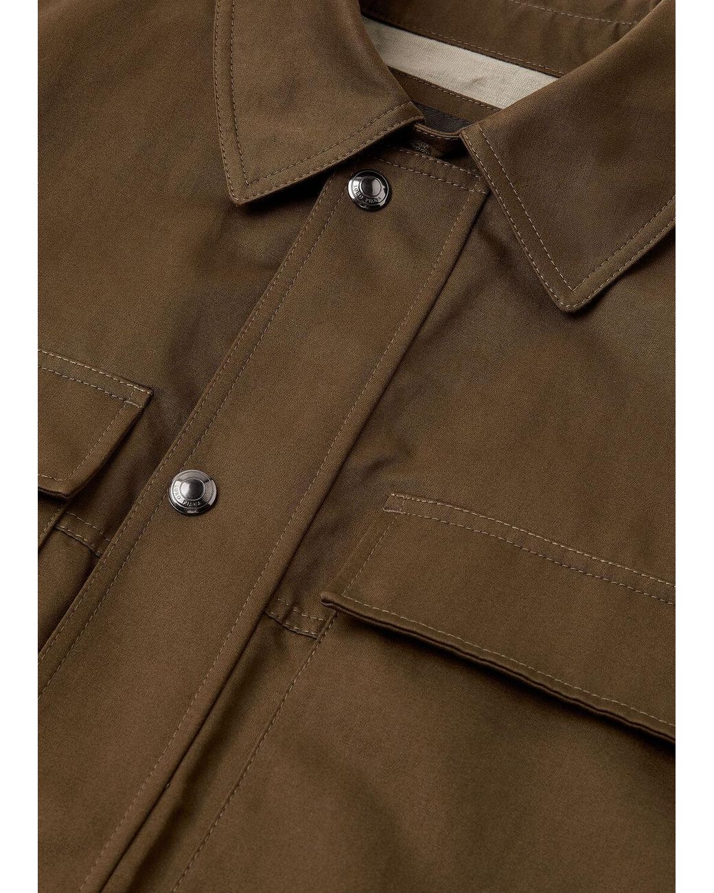 Loro Piana Brown Harstad Field Jacket for men