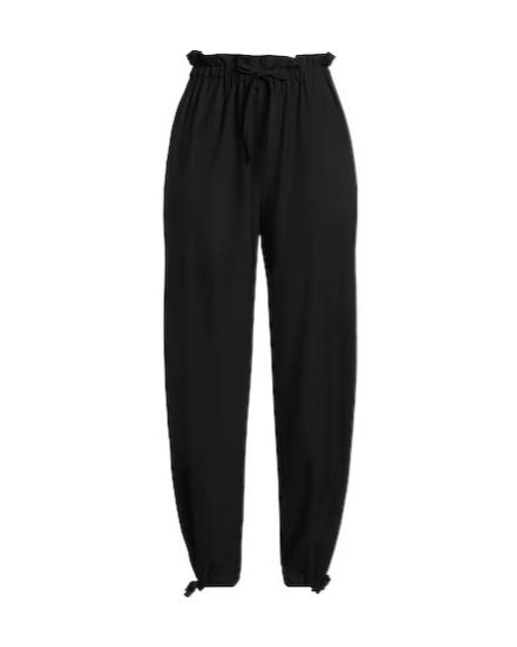 Ganni Black Slim-Fit Trousers